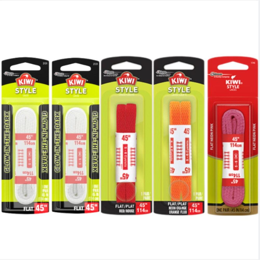 2/$15 KIWI STYLE SHOE LACE BUNDLE
